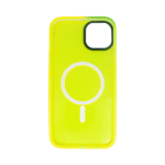 Vivid Magsafe Silicone Case Apple iPhone 15 Plus Yellow - Image 3