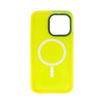 Vivid Magsafe Silicone Case Apple iPhone 15 Pro Max Yellow - Image 3