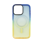 Vivid Magsafe Silicone Case Apple iPhone 13 Pro Blue/Orange - Image 2