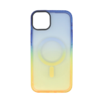 Vivid Magsafe Silicone Case Apple iPhone 15 Plus Blue/Orange - Image 2