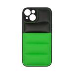 Vivid Puffer Back Cover Apple iPhone 14 Green/Black - Image 2