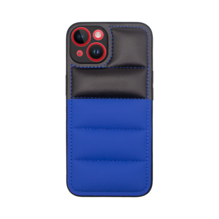 Vivid Puffer Back Cover Apple iPhone 14 Blue/Black