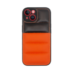 Vivid Puffer Back Cover Apple iPhone 15 Orange/Black