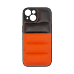Vivid Puffer Back Cover Apple iPhone 15 Orange/Black - Image 2