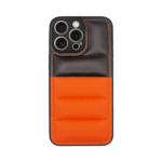 Vivid Puffer Back Cover Apple iPhone 15 Pro Orange/Black