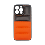 Vivid Puffer Back Cover Apple iPhone 15 Pro Max Orange/Black - Image 2