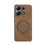 Vivid Magsafe Wooden Pattern Case Redmi Note 13 4G Brown