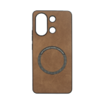Vivid Magsafe Wooden Pattern Case Redmi Note 13 4G Brown - Image 2