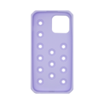 Vivid Silicone Pins Case Apple iPhone 13 Pro Max Purple - Image 3