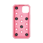 Vivid Silicone Pins Case Apple iPhone 13 Pink - Image 3
