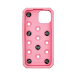 Vivid Silicone Pins Case Apple iPhone 15 Pink - Image 3