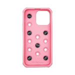 Vivid Silicone Pins Case Apple iPhone 15 Pro Max Pink - Image 3