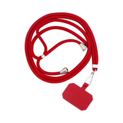 Vivid Neck Rope Lanyard Red