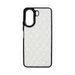 Vivid Diamond Shape PU Leather Case Redmi 13C White - Image 2