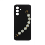 Vivid Silicone Case Pearl Chain Samsung Galaxy A26 Black - Image 3