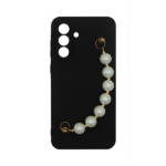 Vivid Silicone Case Pearl Chain Samsung Galaxy A36 Black - Image 3