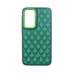 Vivid Diamond Shape PU Leather Case Samsung Galaxy A35 5G Green - Image 2