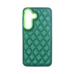 Vivid Diamond Shape PU Leather Case Samsung Galaxy S24 Green - Image 2