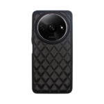 Vivid Diamond Shape PU Leather Case Redmi A3 Black