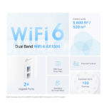 TP-Link Deco X10 AX1500 Whole Home Mesh Wi-Fi 6 System - Image 2