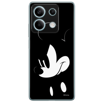 Disney Case Redmi Note 13 5G Mickey Full Print Angry B/W Black
