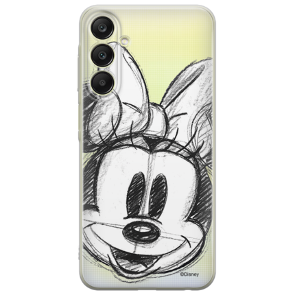 Disney Case Samsung Galaxy A25 5G Minnie Partial Print Sketch Transparent