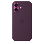 Apple iPhone 16 Silicone Case with MagSafe Plum - Image 4
