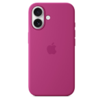 Apple iPhone 16 Silicone Case with MagSafe Fuchsia