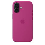 Apple iPhone 16 Silicone Case with MagSafe Fuchsia - Image 3