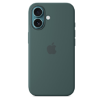 Apple iPhone 16 Silicone Case with MagSafe Lake Green - Image 4