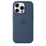 Apple iPhone 16 Pro Silicone Case with MagSafe Denim