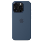 Apple iPhone 16 Pro Silicone Case with MagSafe Denim - Image 3
