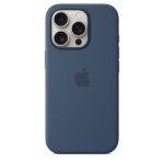 Apple iPhone 16 Pro Silicone Case with MagSafe Denim - Image 4