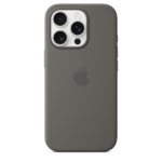 Apple iPhone 16 Pro Silicone Case with MagSafe Stone Gray