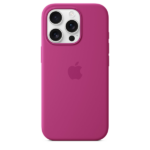 Apple iPhone 16 Pro Silicone Case with MagSafe Fuchsia