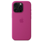 Apple iPhone 16 Pro Silicone Case with MagSafe Fuchsia - Image 3