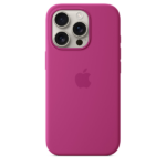 Apple iPhone 16 Pro Silicone Case with MagSafe Fuchsia - Image 4