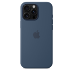Apple iPhone 16 Pro Max Silicone Case with MagSafe Denim - Image 2