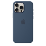 Apple iPhone 16 Pro Max Silicone Case with MagSafe Denim - Image 3