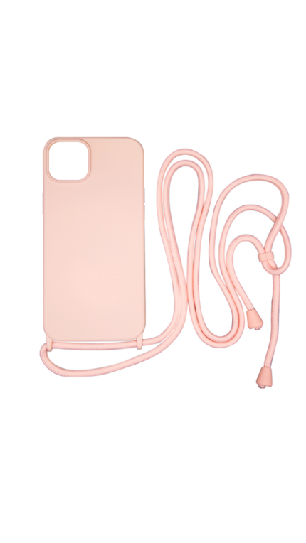 Vivid CrossBody Cover Apple iPhone 15 Plus Pink