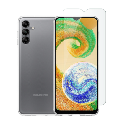 Vivid Set TPU Case + Tempered Glass Samsung Galaxy A04s