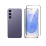 Vivid Set Gelly Case + Full Face Tempered Glass Samsung Galaxy S25+ Black