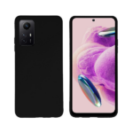 Vivid Set Silicone Matte Case + Tempered Xiaomi Redmi Note 12S Black - Image 2