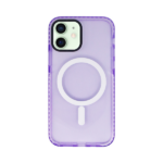 Vivid Magsafe Silicone Case Apple iPhone 12/12 Pro Purple