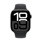 Apple Watch Series 10 GPS 46mm Jet Black Aluminium Case with Black Sport Band (M/L) - Image 2
